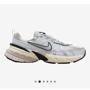 COPY - Nike V2K Run White and Gray Athletic Shoes
